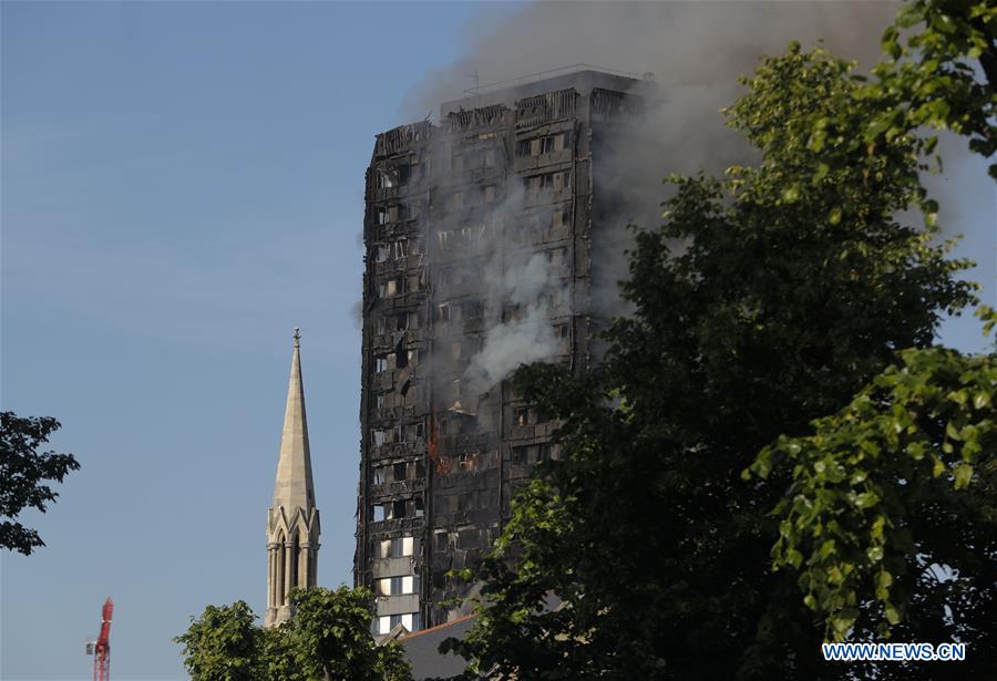 BRITAIN-LONDON-FIRE
