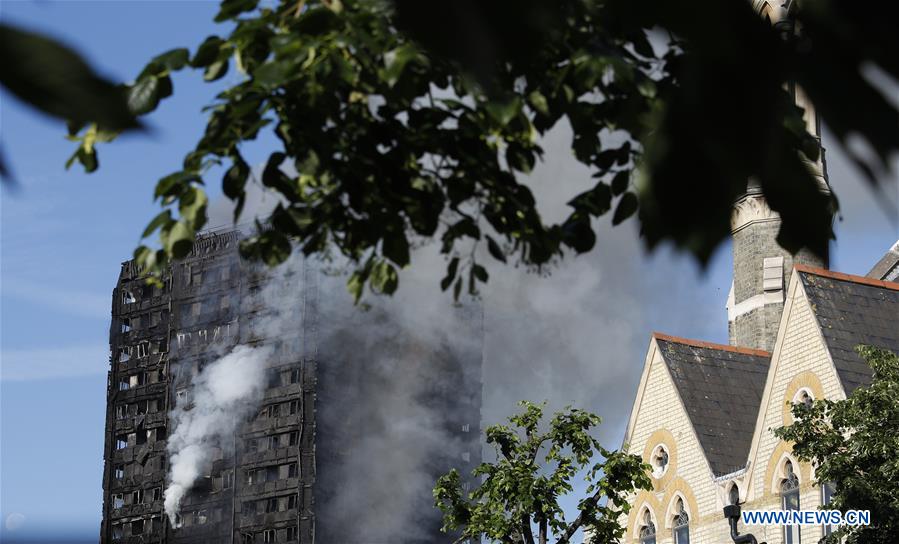 BRITAIN-LONDON-FIRE