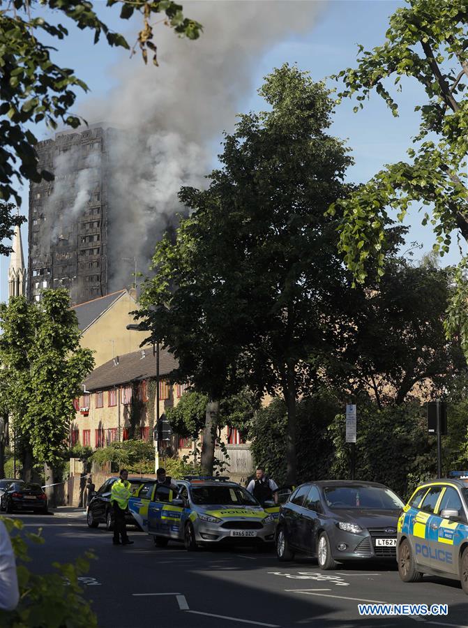 BRITAIN-LONDON-FIRE