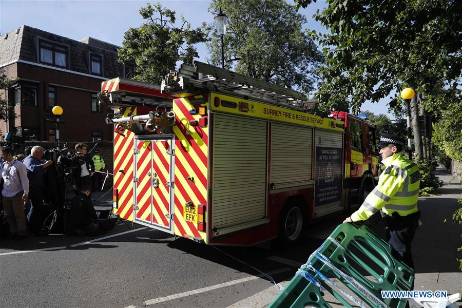 BRITAIN-LONDON-FIRE