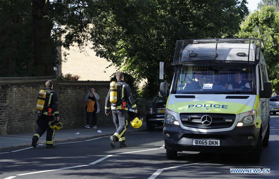 BRITAIN-LONDON-FIRE