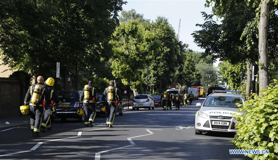BRITAIN-LONDON-FIRE