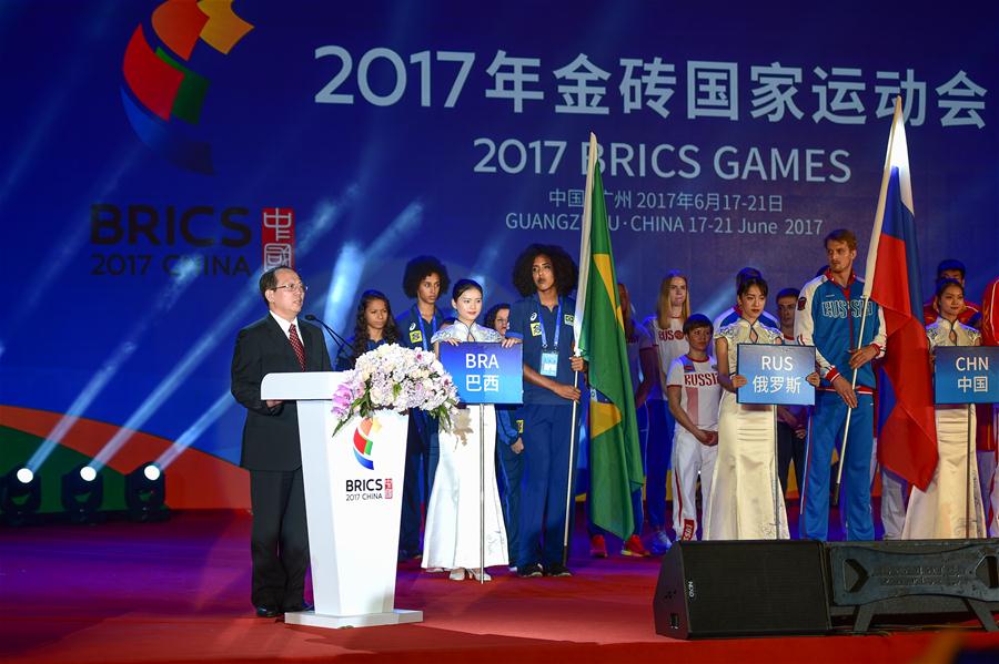 CHINA-GUANGZHOU-XI JINPING-2017 BRICS GAMES (CN)