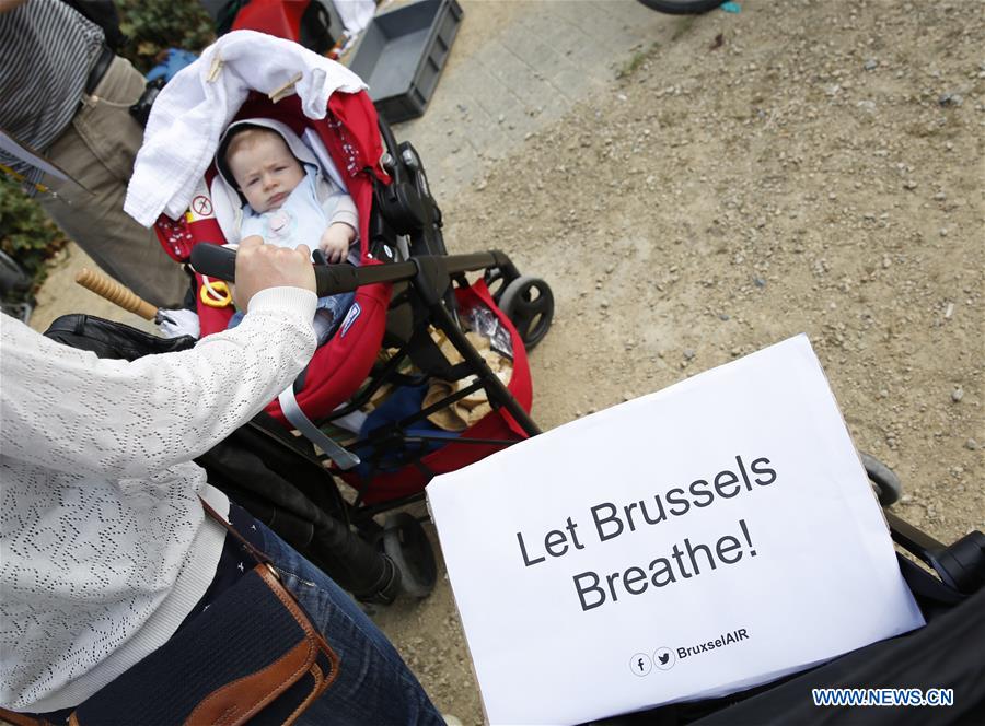 BELGIUM-BRUSSELS-PARADE-AIR QUALITY