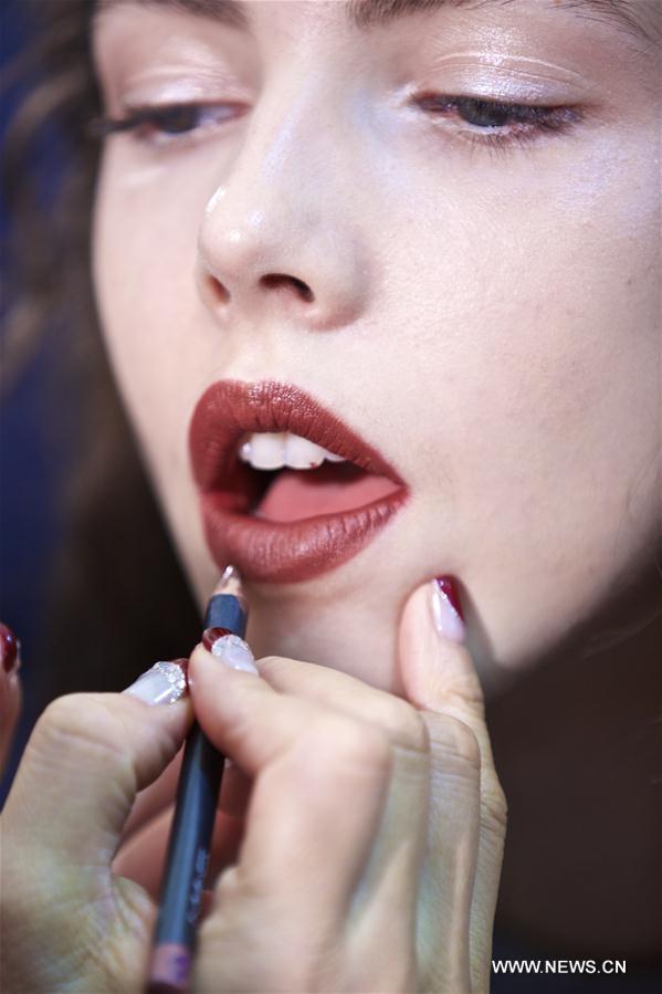 ITALY-MILAN-FASHION WEEK-DIESEL BLACK GOLD-BACKSTAGE