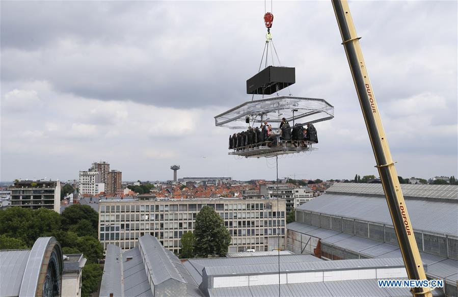 BELGIUM-BRUSSELS-DINNER IN THE SKY