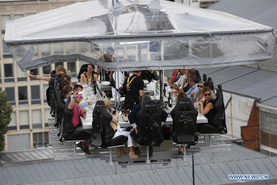 BELGIUM-BRUSSELS-DINNER IN THE SKY