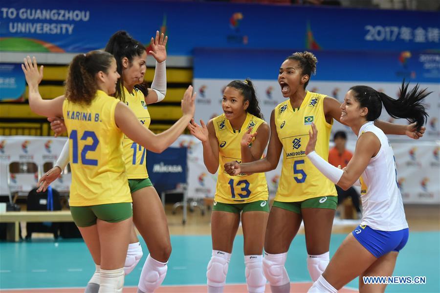 (SP)CHINA-GUANGZHOU-VOLLEYBALL-2017 BRICS GAMES