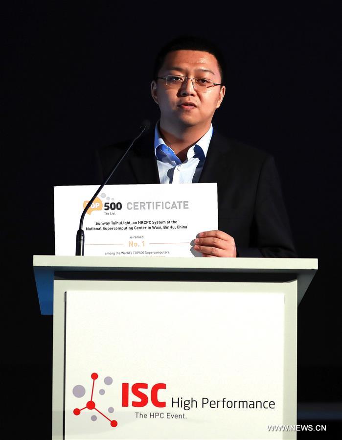GERMANY-FRANKFURT-TOP500 LIST OF SUPERCOMPUTERS-CHINA'S SUNWAY
