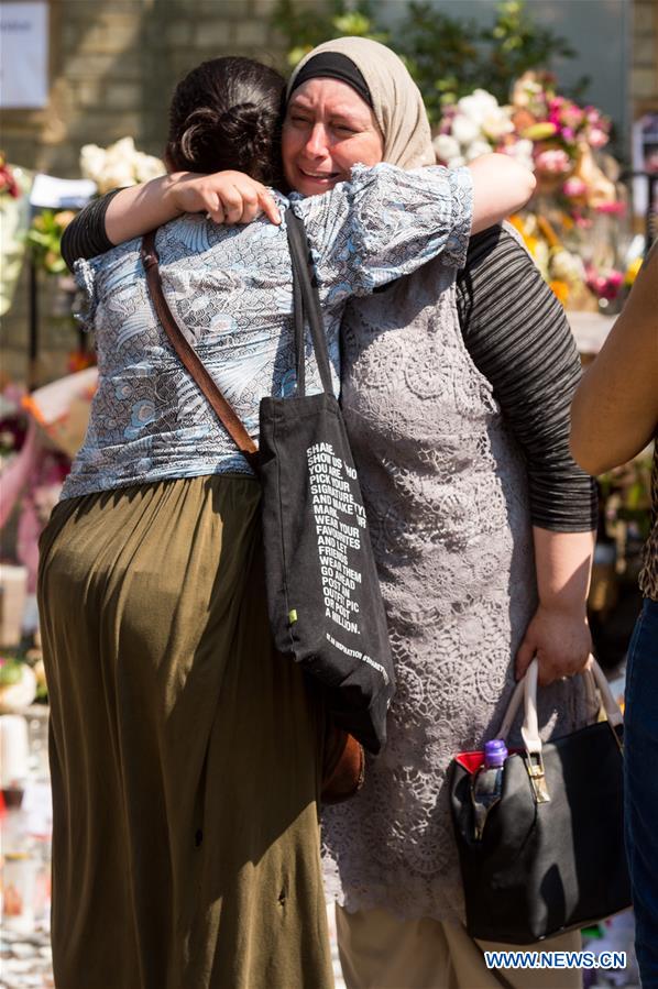 BRITAIN-LONDON-GRENFELL TOWER-SILENCE TRIBUTE