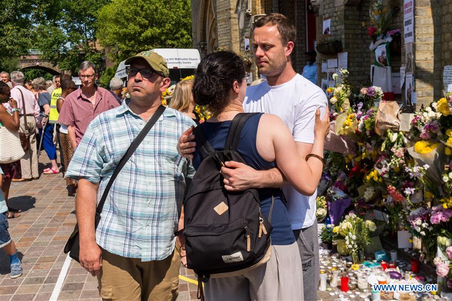BRITAIN-LONDON-GRENFELL TOWER-SILENCE TRIBUTE