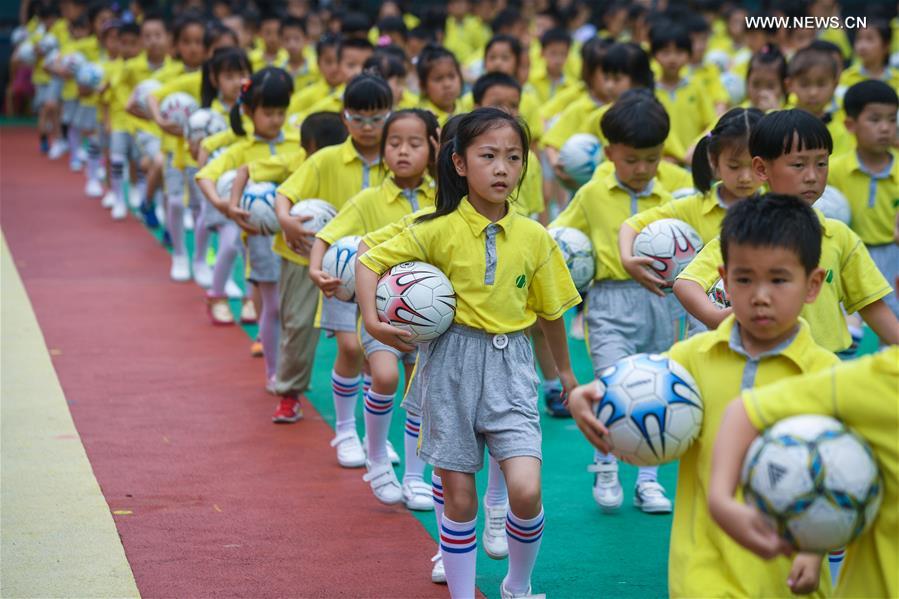CHINA-ZHEJIANG-CHANGXING-FOOTBALL GAME (CN)
