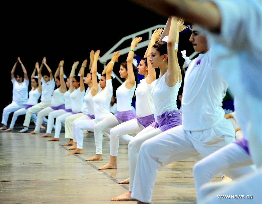 SYRIA-DAMASCUS-INTERNATIONAL YOGA DAY