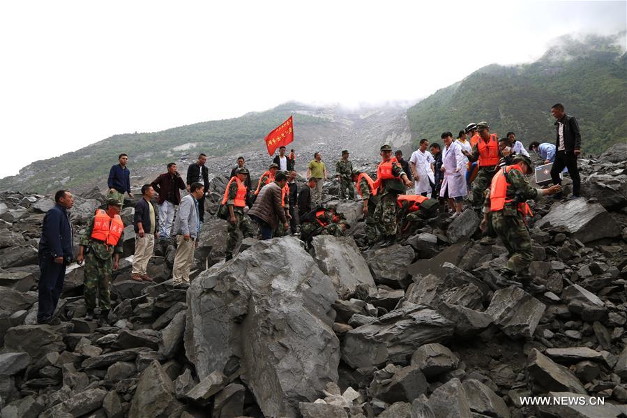 #CHINA-SICHUAN-MAOXIAN-LANDSLIDE (CN*)
