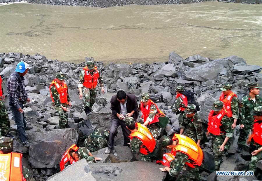 #CHINA-SICHUAN-MAOXIAN-LANDSLIDE (CN)