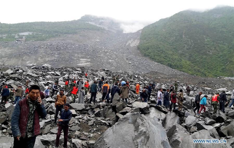 #CHINA-SICHUAN-MAOXIAN-LANDSLIDE (CN)
