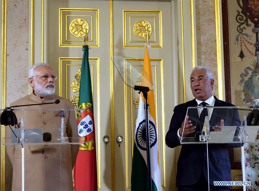 PORTUGAL-LISBON-INDIA-PM-MEETING