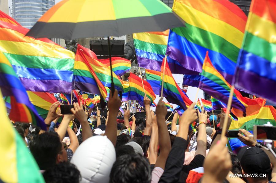 MEXICO-MEXICO CITY-GAY PRIDE-MARCH