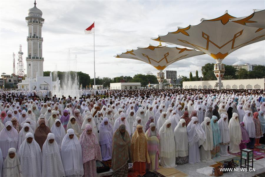 INDONESIA-ACEH-EID AL FITR-CELEBRATION