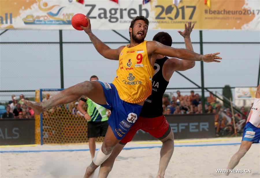 (SP)CROATIA-ZAGREB-BEACH HANDBALL EURO 2017-MEN'S FINAL-RUS VS SPA