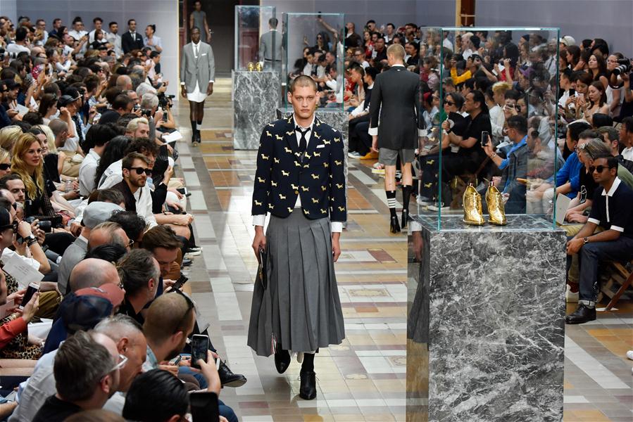 FRANCE-PARIS-MEN'S FASHION WEEK-THOM BROWNE
