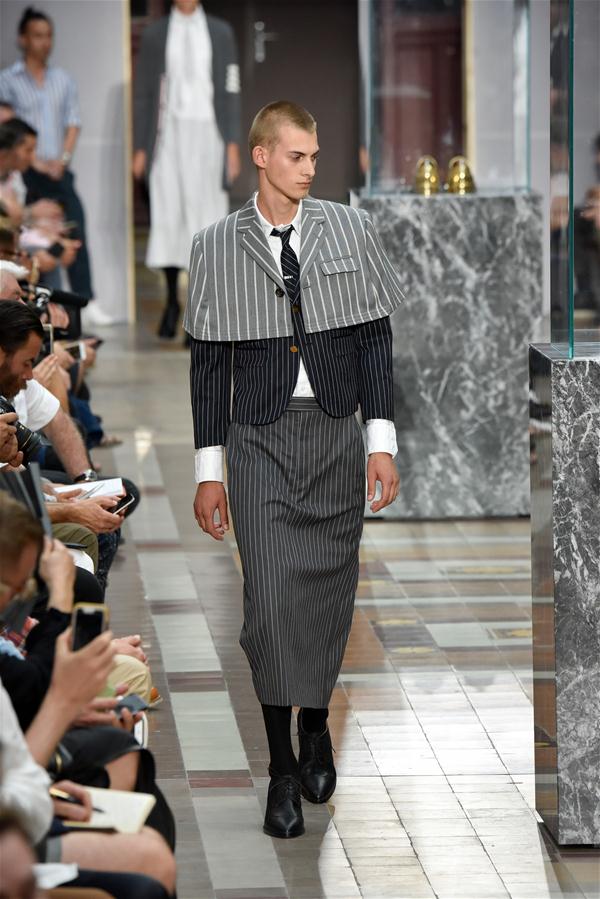 FRANCE-PARIS-MEN'S FASHION WEEK-THOM BROWNE