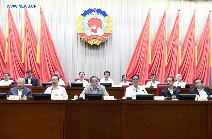 CHINA-BEIJING-YU ZHENGSHENG-ZHANG GAOLI-MEETING (CN)