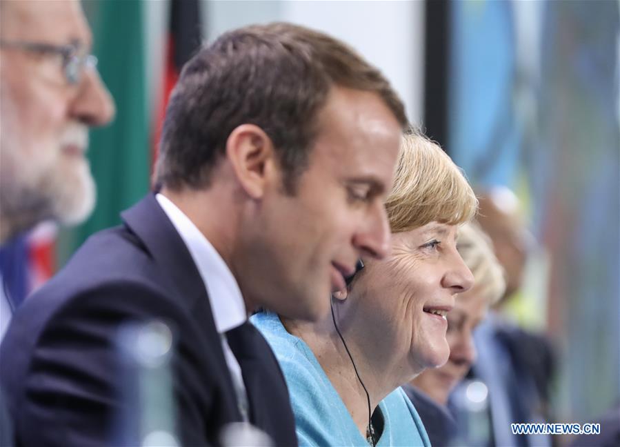 GERMANY-BERLIN-G20-PREPARATION MEETING-PRESS CONFERENCE