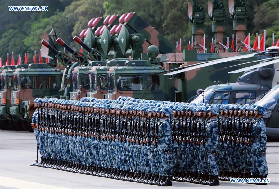 CHINA-HONG KONG-20TH ANNIVERSARY-PLA GARRISON-INSPECTION (CN)