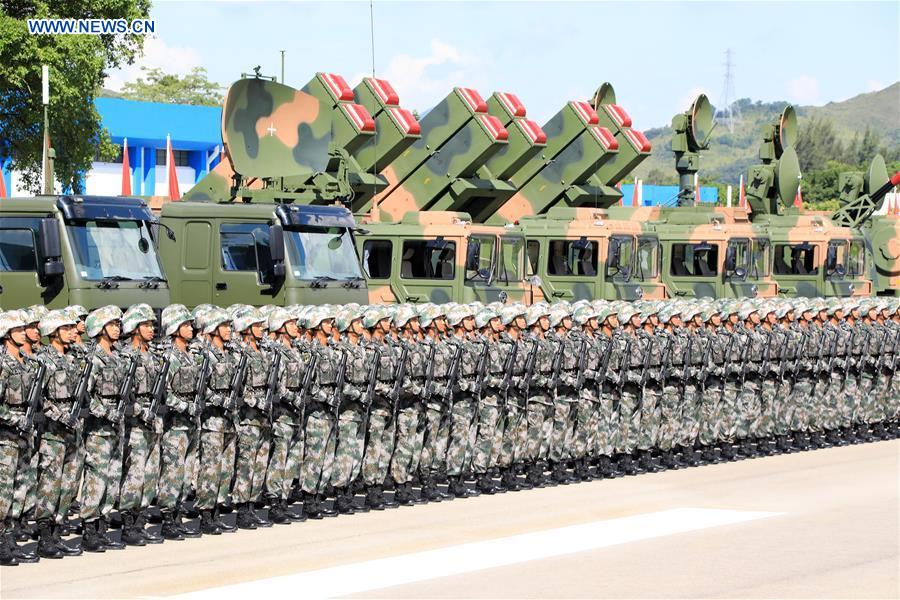 CHINA-HONG KONG-20TH ANNIVERSARY-PLA GARRISON-INSPECTION (CN)