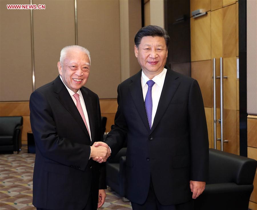 CHINA-HONG KONG-XI JINPING-TUNG CHEE-HWA-MEETING (CN)