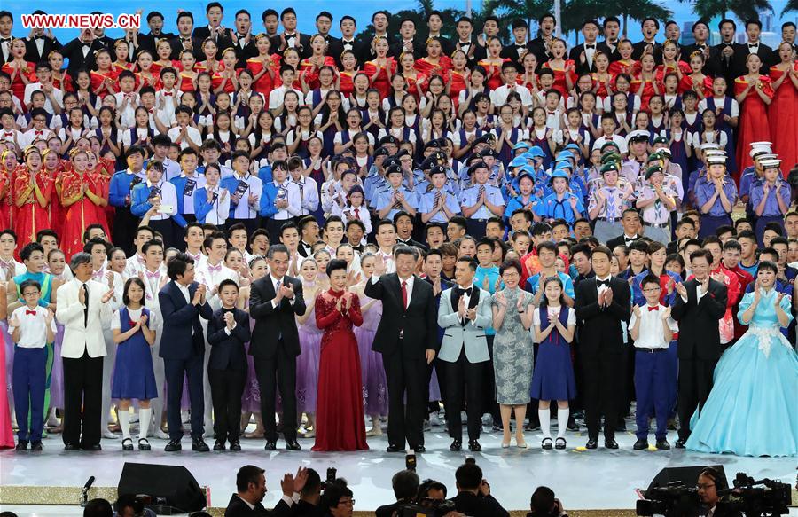 CHINA-HONG KONG-20TH ANNIVERSARY-XI JINPING-GRAND GALA (CN)