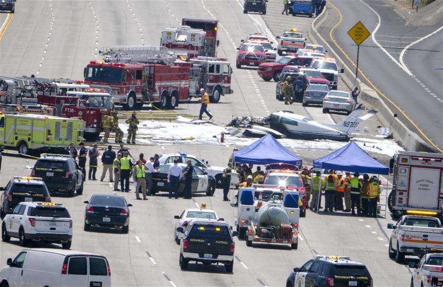 U.S.-CALIFORNIA-ORANGE COUNTY-SMALL PLANE-CRASH