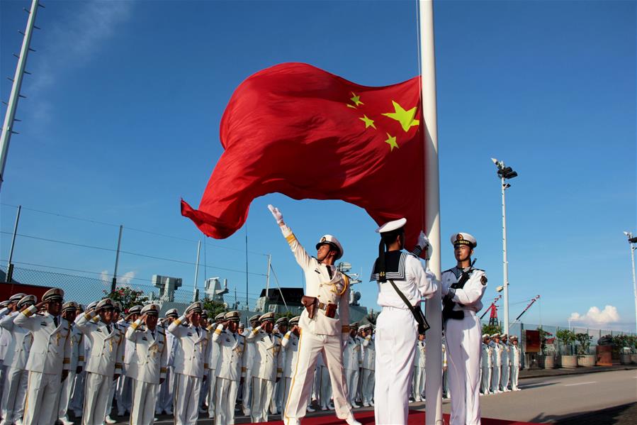 CHINA-HONG KONG-20TH ANNIVERSARY-PLA GARRISON-FLAG-RAISING CEREMONY (CN)