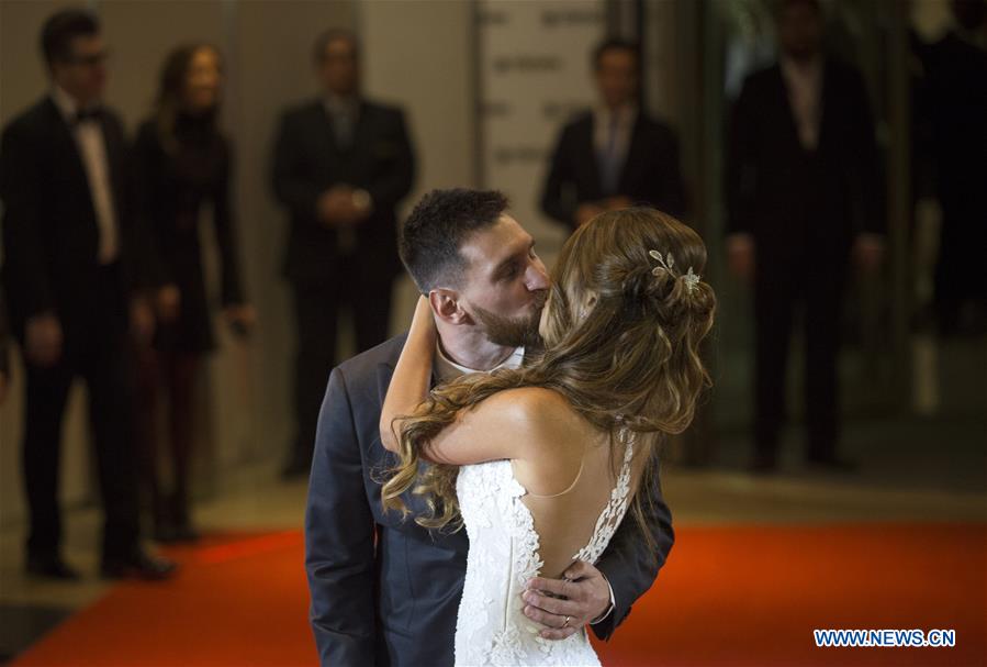 (SP)ARGENTINA-ROSARIO-SOCCER-MESSI-WEDDING
