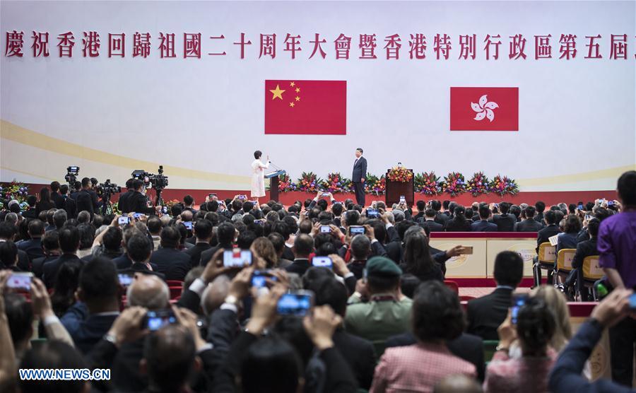 CHINA-HONG KONG-20TH ANNIVERSARY-XI JINPING-INAUGURATION (CN)