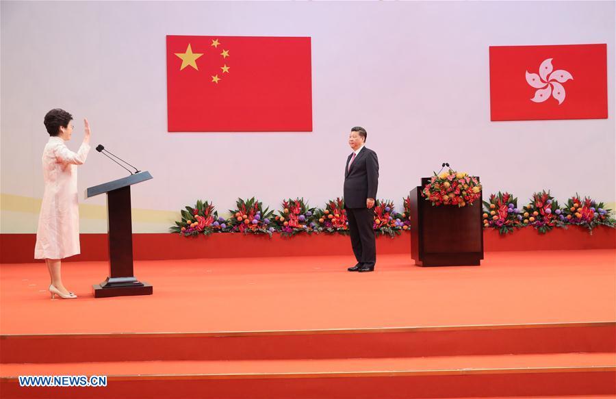 CHINA-HONG KONG-20TH ANNIVERSARY-XI JINPING-INAUGURATION (CN)