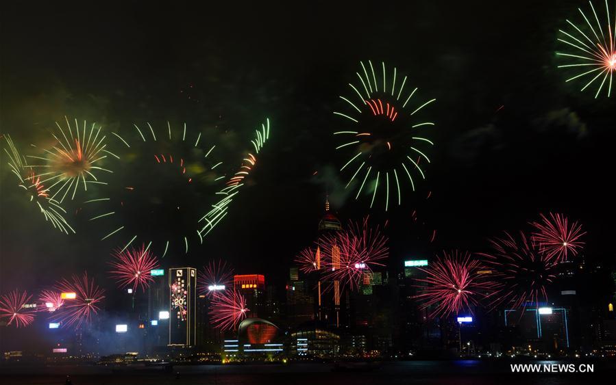 CHINA-HONG KONG-20TH ANNIVERSARY-FIREWORKS (CN)