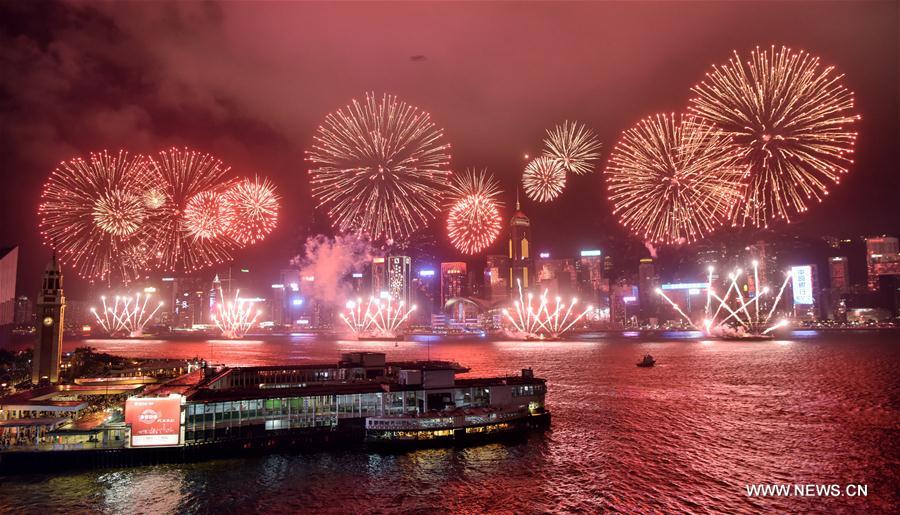 CHINA-HONG KONG-20TH ANNIVERSARY-FIREWORKS (CN)