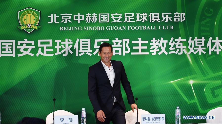 (SP)CHINA-BEIJING-SOCCER-CSL-BEIJING GUOAN FC-NEW COACH-ROGER SCHMIDT