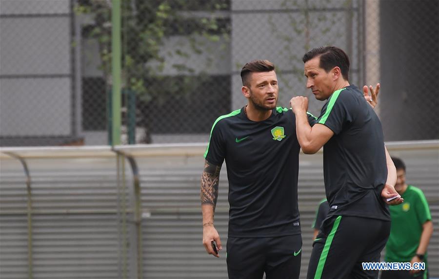 (SP)CHINA-BEIJING-SOCCER-CSL-BEIJING GUOAN FC-NEW COACH-ROGER SCHMIDT