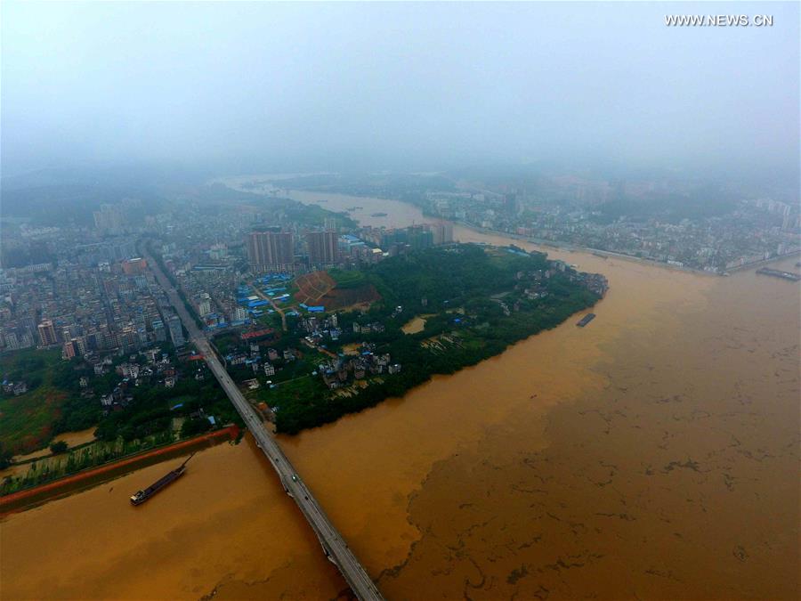 CHINA-GUANGXI-XIJIANG RIVER-SWELLING (CN)
