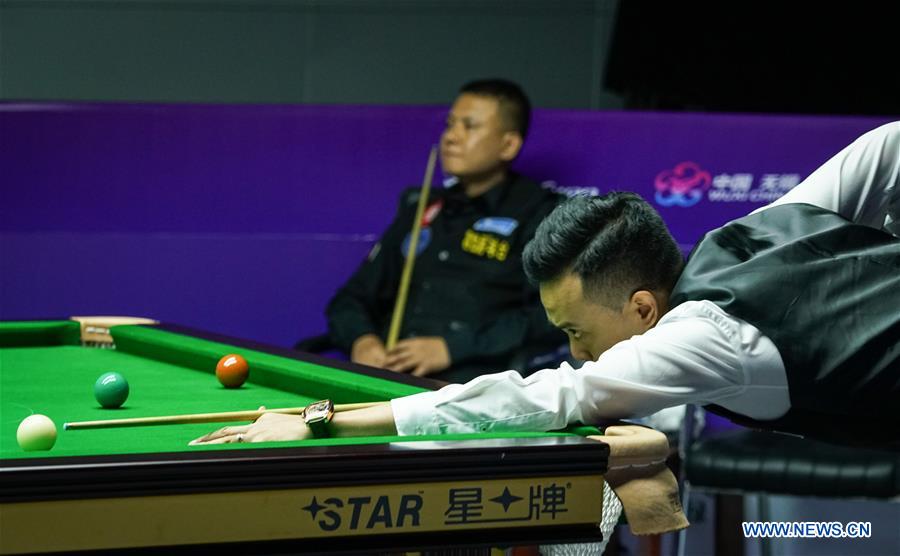 (SP)CHINA-WUXI-SNOOKER-WORLD CUP TEAM (CN)