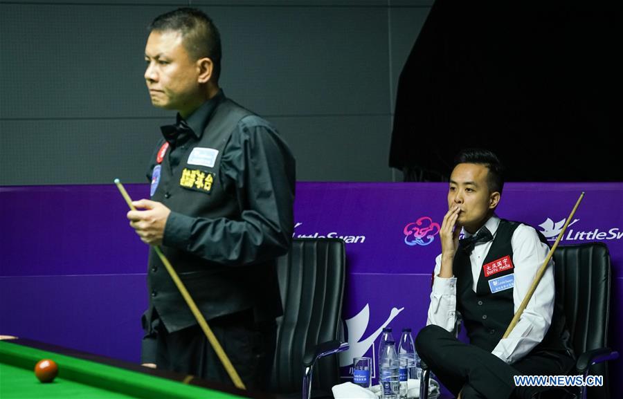 (SP)CHINA-WUXI-SNOOKER-WORLD CUP TEAM (CN)