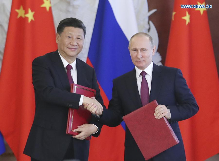 RUSSIA-CHINA-XI JINPING-PUTIN-TALKS