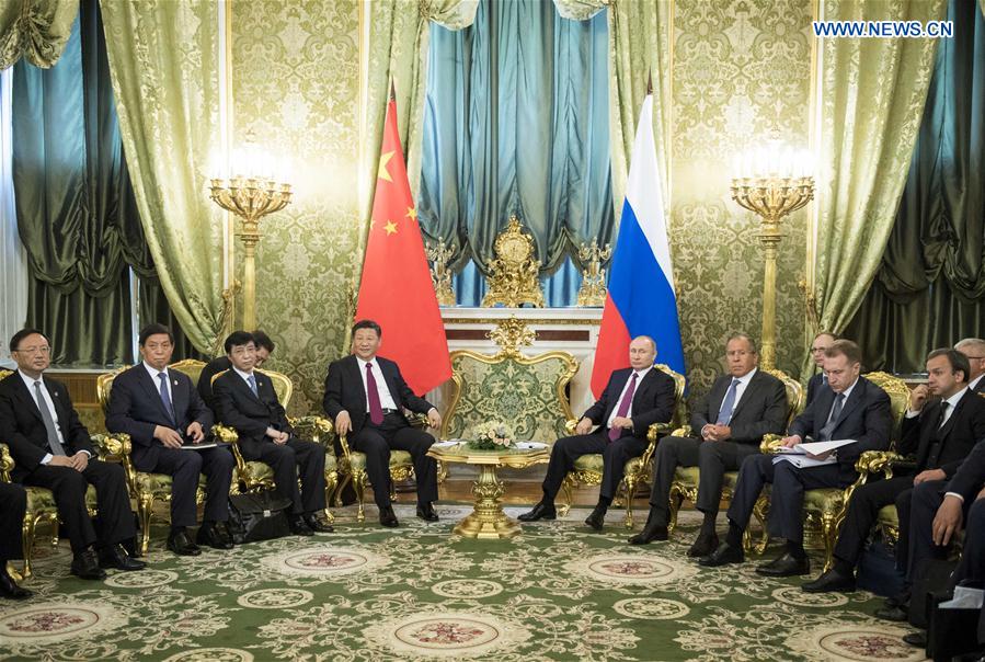 RUSSIA-CHINA-XI JINPING-PUTIN-TALKS
