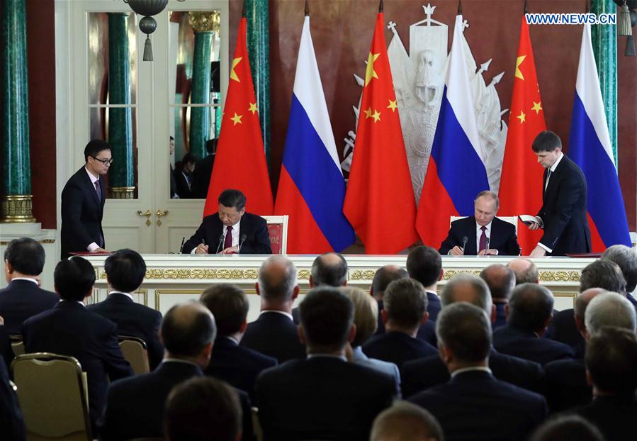 RUSSIA-CHINA-XI JINPING-PUTIN-TALKS