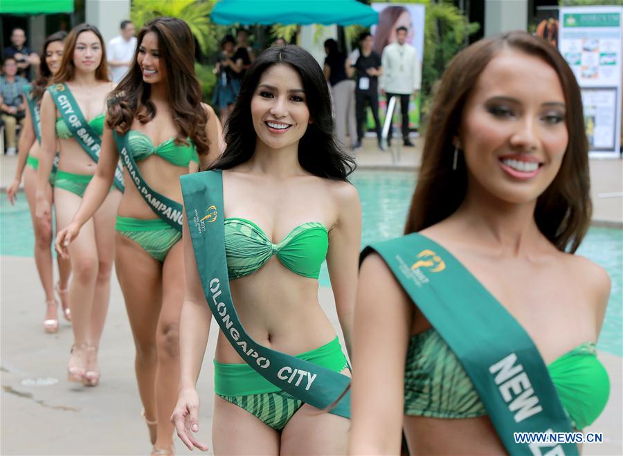 PHILIPPINES-MANILA-BEAUTY PAGEANT-MEDIA PRESENTATION