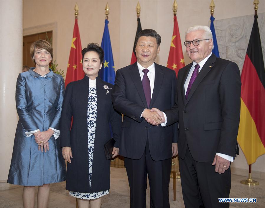 GERMANY-CHINA-XI JINPING-STEINMEIER-MEETING
