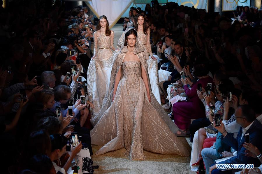 FRANCE-PARIS-FASHION WEEK-HAUTE COUTURE-ELIE SAAB